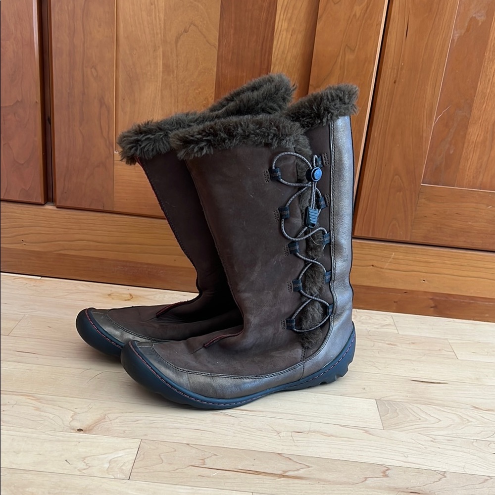 Privo by Clark’s Women's Brown Fur-Lined Boots